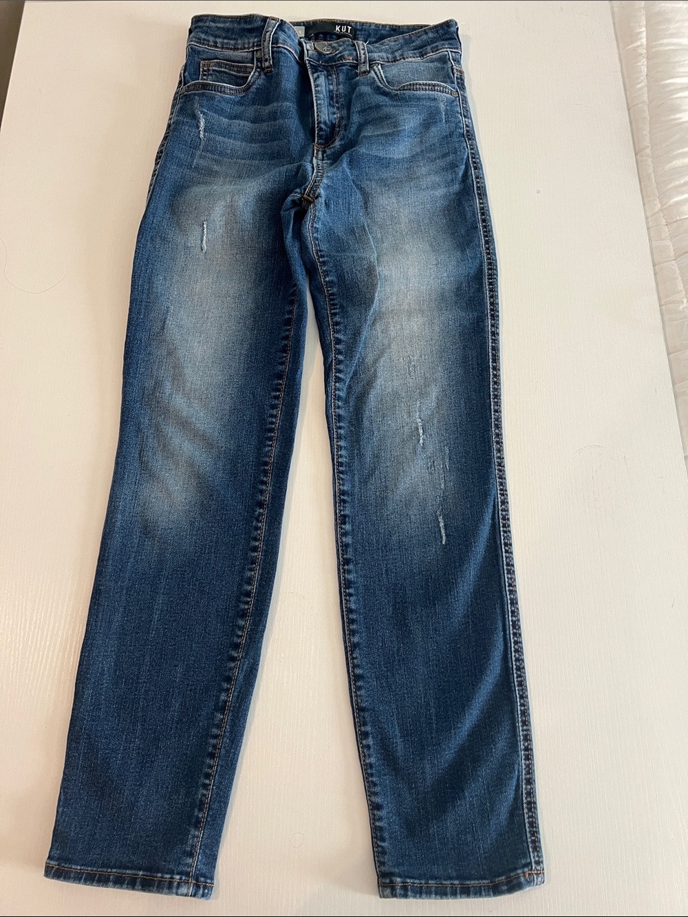 Kut from the Kloth Meghan High Rise Ankle Cigarette Jeans